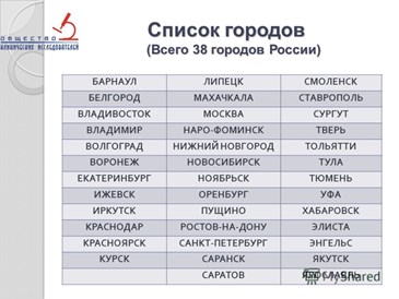 Фото Список 18